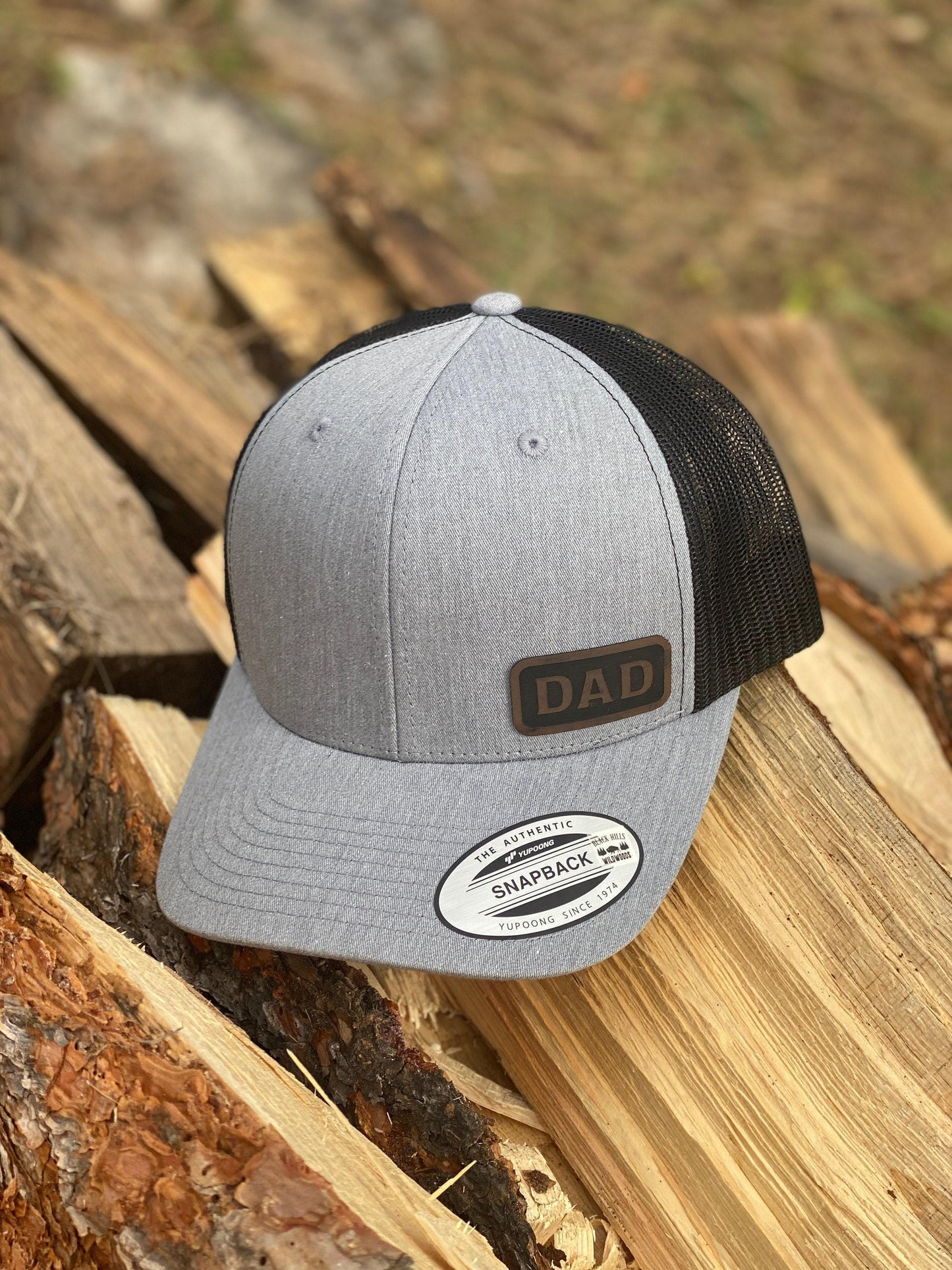 Funcle Hat – Snapback Trucker Hat with Engraved Patch, Funny Uncle Gift, Cool Uncle Trucker Cap, Rustic Favorite Uncle Hat