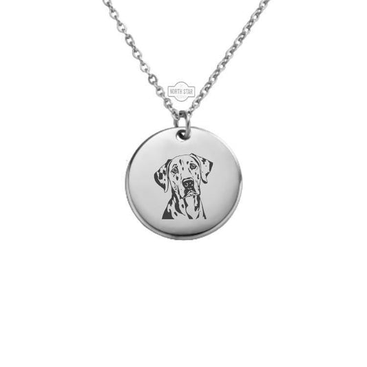 Dalmatian Necklace or Keychain – Personalized Dog Lover Jewelry, Pet Memorial or Firehouse Gift in Gold or Silver for Him or Her