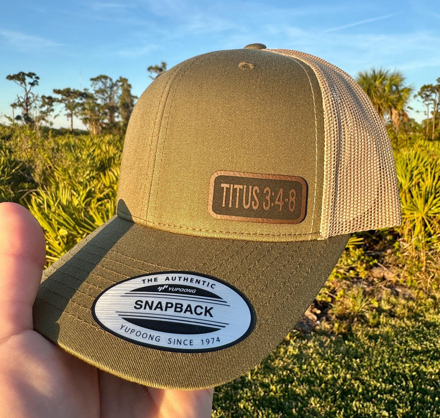 John 19:30 Hat Snapback Trucker – Engraved Patch Christian Cap, “It Is Finished” Bible Verse Hat, Faith Gift for Believers
