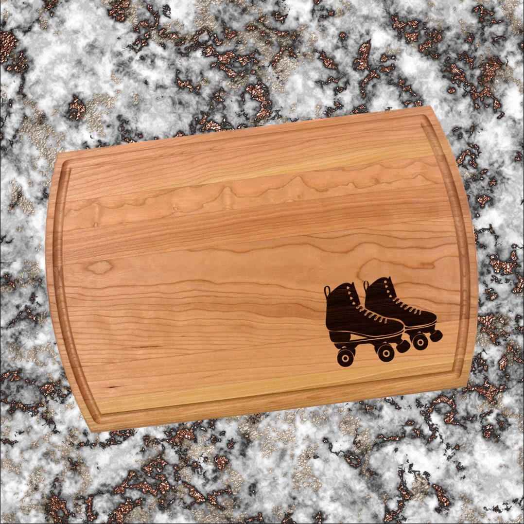Roller Skates Cutting Board | Charcuterie Board | Custom Serving Tray | Personalized Skater Gift | Sport Gift