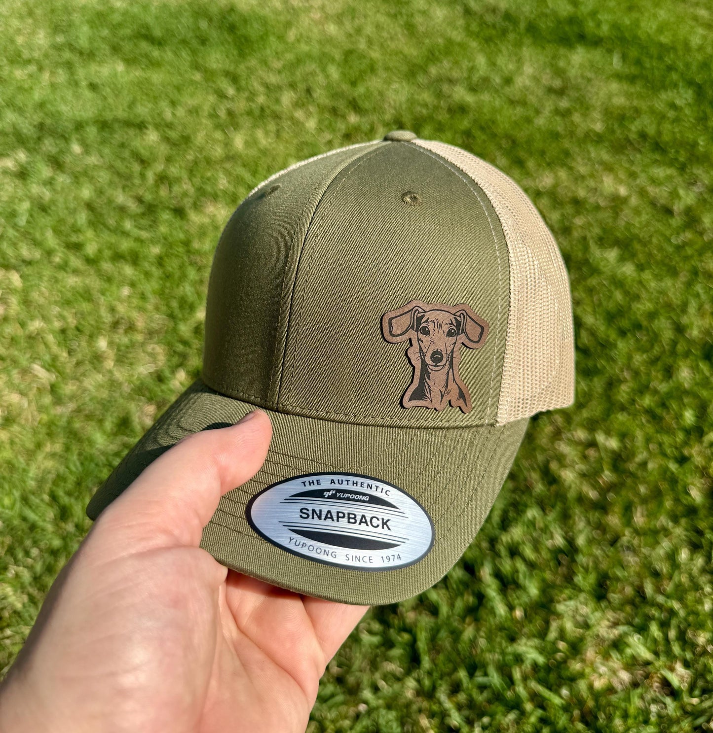 Italian Greyhound Hat Snapback Trucker – Engraved Patch Cap for Iggy Owners, Dog Lovers, Sighthound Fans, Unique Pet Gift
