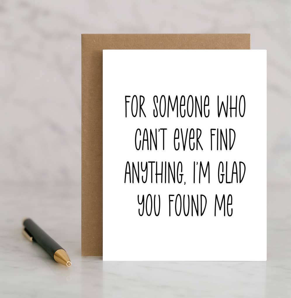 Funny and Romantic Card for Partner, Spouse, or Valentine –