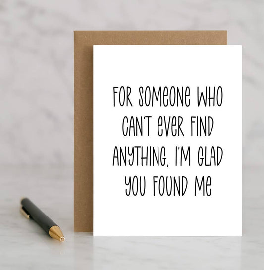 Funny and Romantic Card for Partner, Spouse, or Valentine –