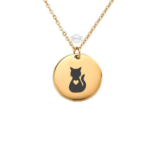 Cat Necklace – Gold or Silver Cat Charm – Personalized Jewelry for Cat Lovers – Pet Memorial Gift – Keychain Option Available