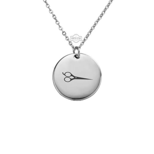 Scissors Necklace or Keychain – Personalized Gift in Gold or Silver for Hairstylists, Crafters, or Sewists, Salon or DIY Charm