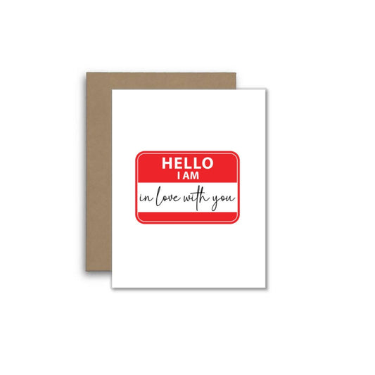 Hello, I Am in Love with You – Romantic Greeting Card