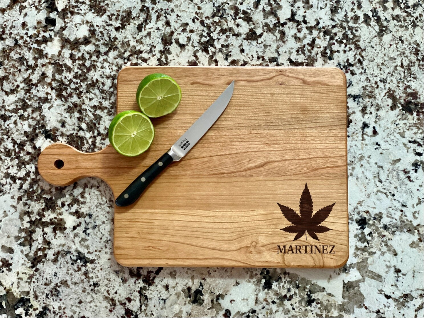 Pot Leaf Cutting Board | Marijuana Charcuterie Board | Custom Serving Tray | Personalized Smoker Gift