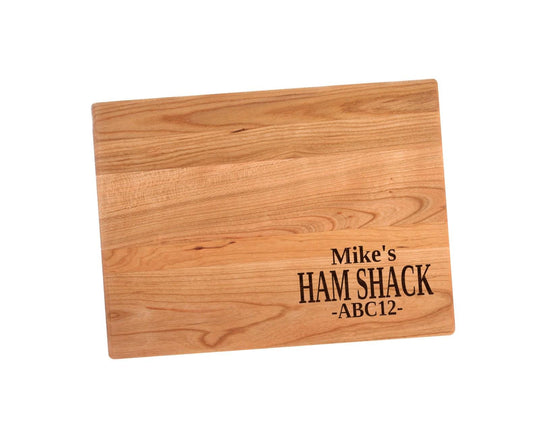 Ham Shack Radio Cutting Board | Charcuterie Board | Custom Serving Tray | Personalized Gift
