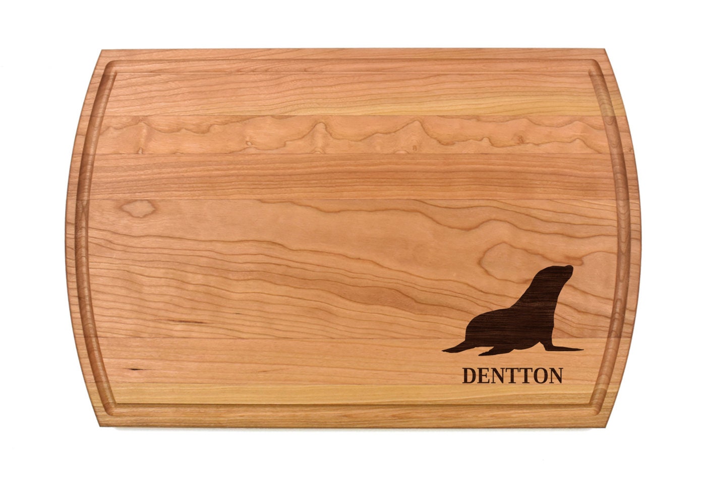 Sea Lion Cutting Board | Sea Ocean Aquatic Charcuterie Board | Custom Serving Tray | Personalized House Closing Gift | Wedding Anniv Gift