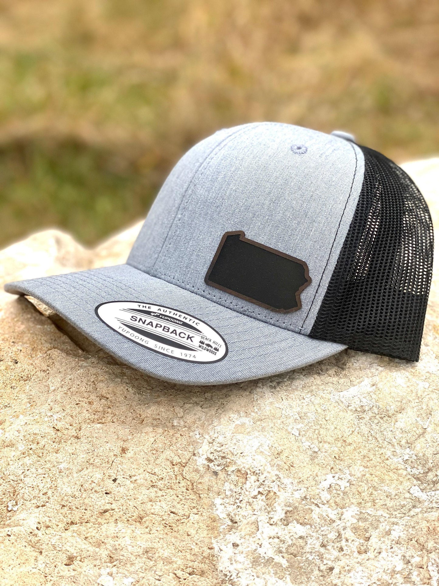 North Carolina State Hat Snapback Trucker – Engraved Patch NC Outline Cap, Carolina Pride Gift, Outdoor or Hometown Style