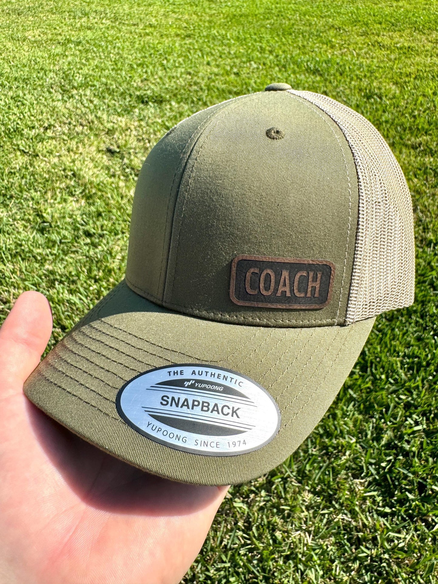 Coach Hat – Trucker or Snapback Cap with Bold Coach Design – Gift for Sports Coaches, Team Leaders, Fitness Trainers & Mentors
