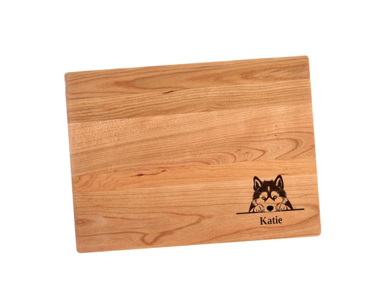 Akita Dog Cutting Board | Dog Breed Charcuterie Board | Custom Serving Tray | Personalized Pet Owner Gift | Choose Your Breed