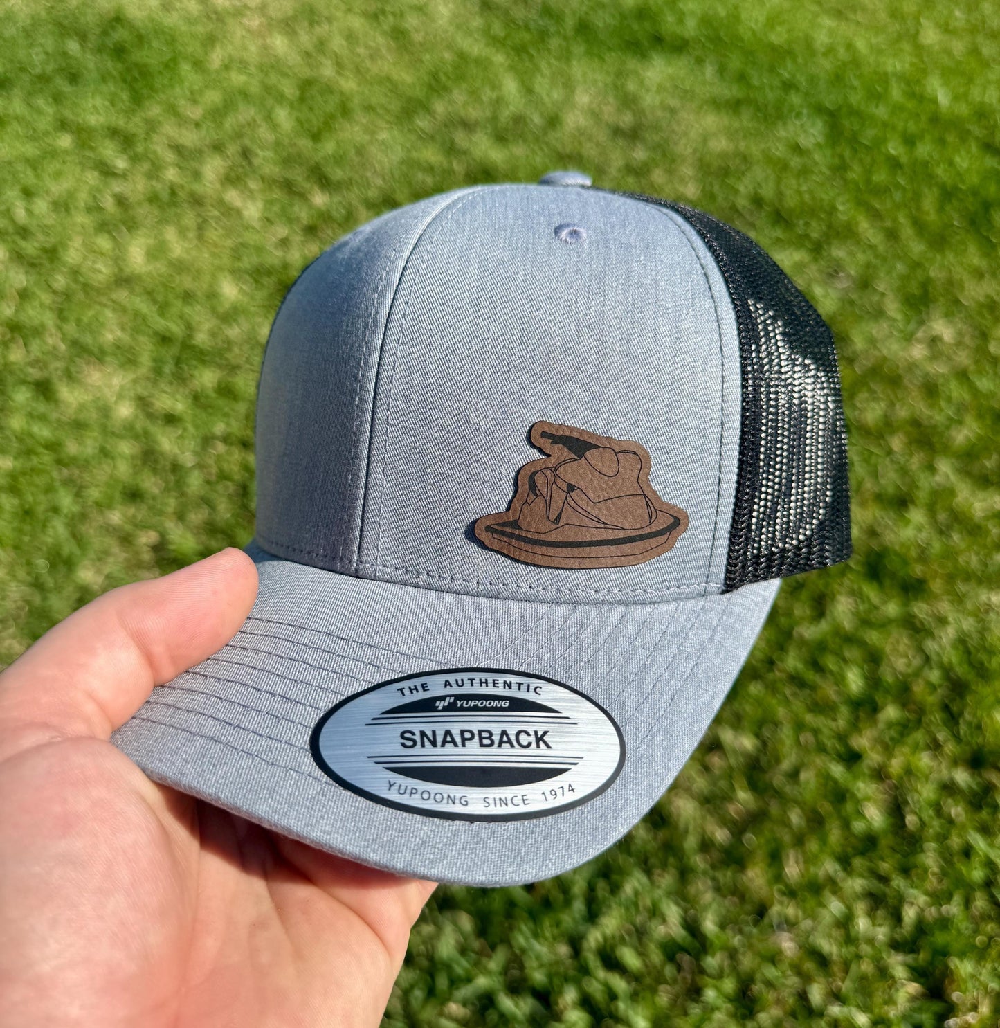 Jet Ski Hat Snapback Trucker – Engraved Patch Cap for Lake Life Lovers, Summer Water Sports Gift, Beach or Boating Style