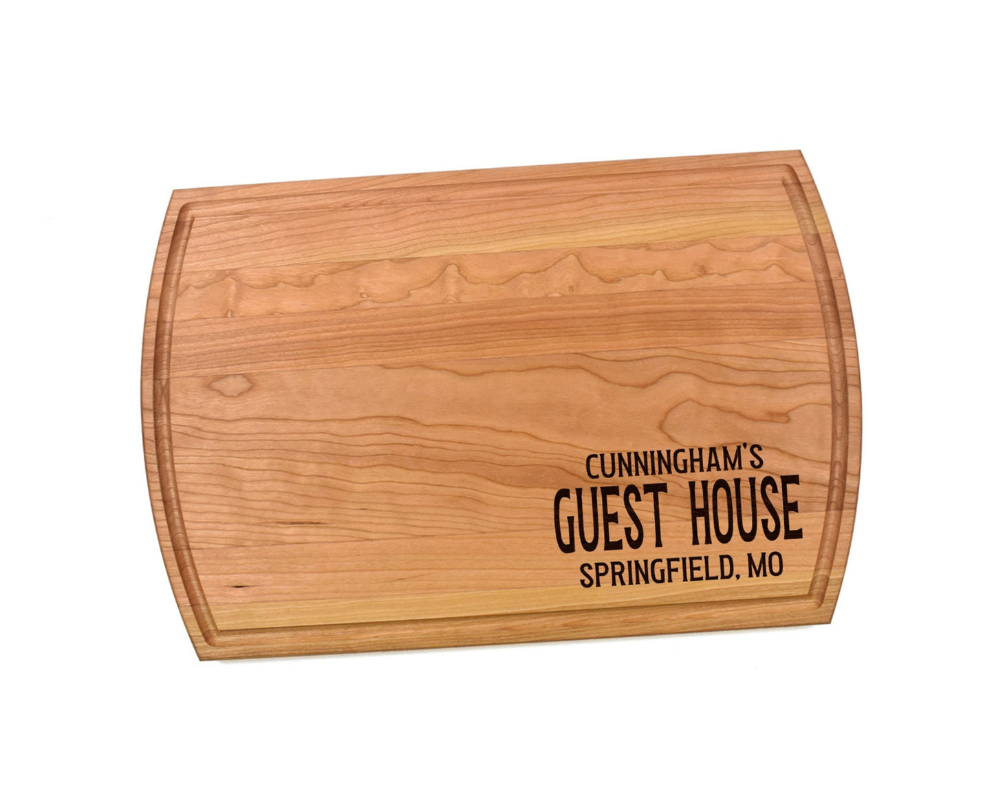 Personalized Guest House Cutting Board | Welcome To Our Home Charcuterie Board | Custom Serving Tray | Personalized Housewarming Gift