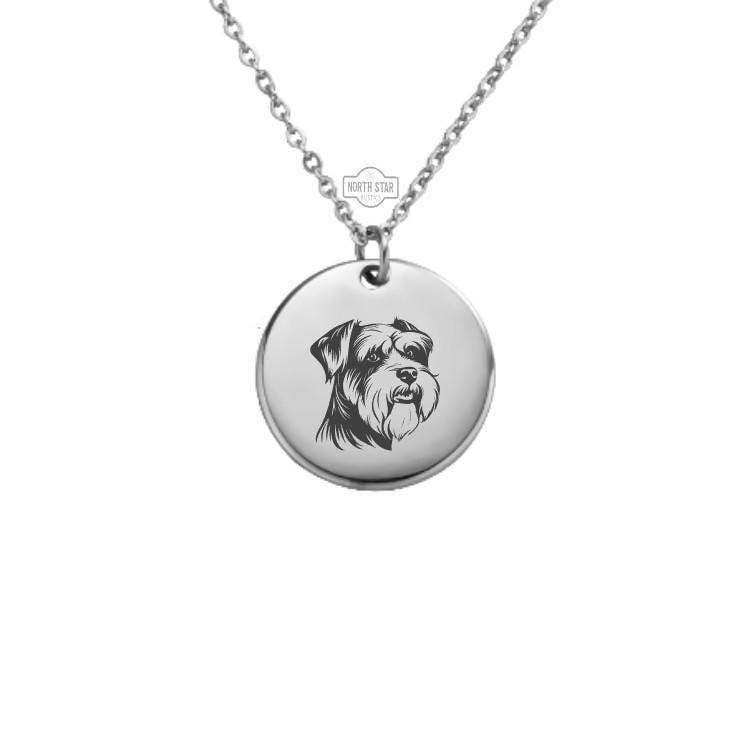 Schnauzer Dog Necklace – Pendant Charm for Dog Lovers, Personalized Pet Memorial or Breed Pride Gift
