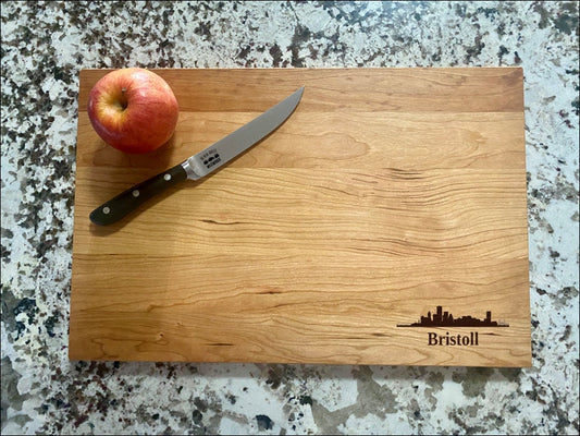 Portland Cutting Board | Portland Skyline Charcuterie Board | Custom Serving Tray | Personalized City Gift | Oregon State Gift