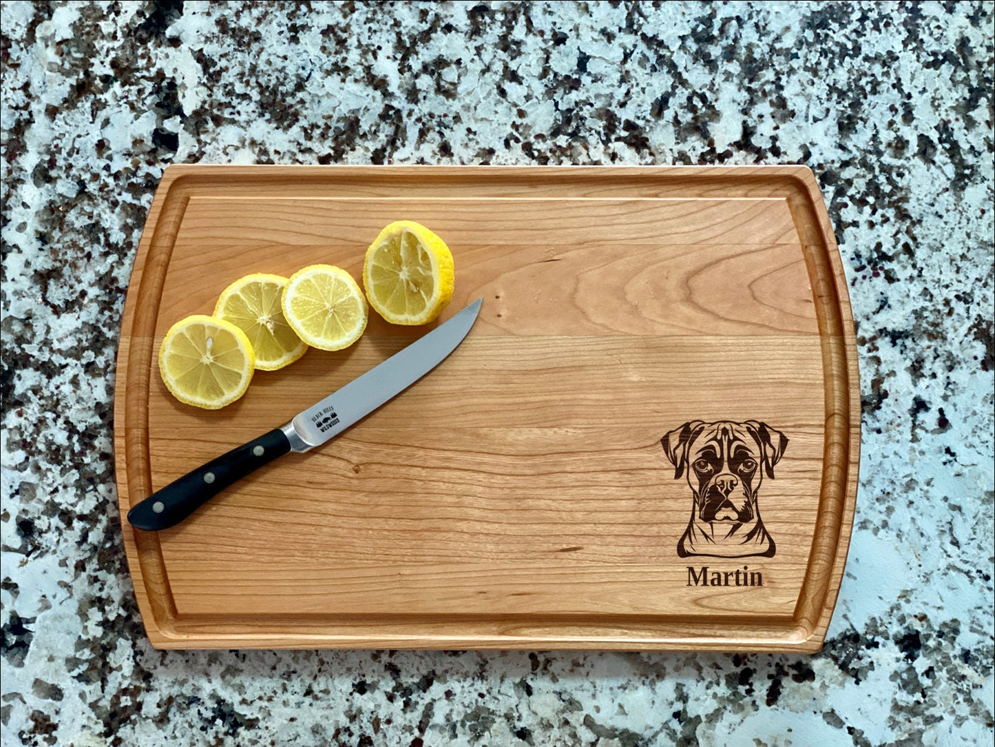 Boxer Dog Cutting Board | Dog Breed Charcuterie Board | Custom Serving Tray | Personalized Dog Owner Gift | Wedding Anniversary Gift