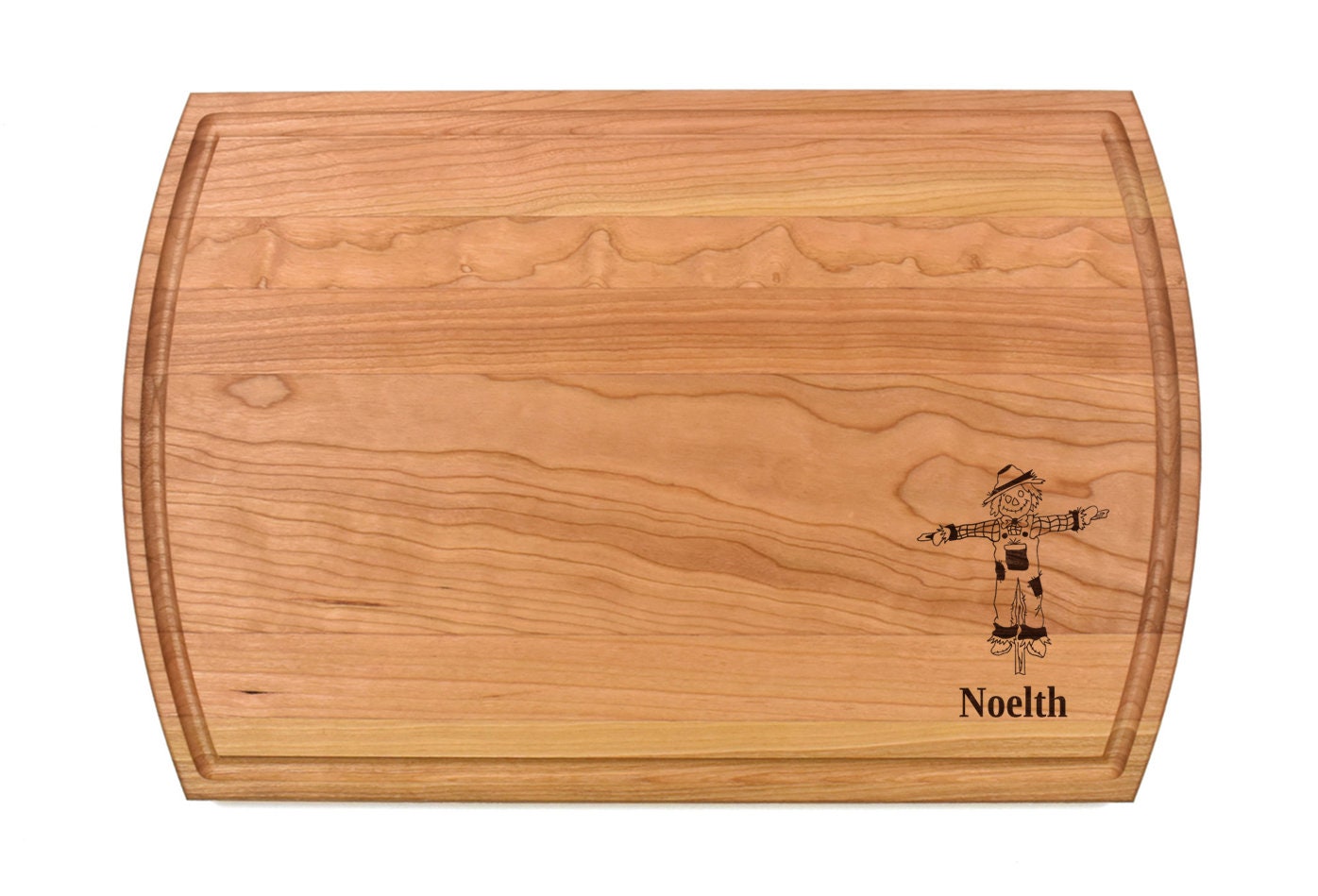 Scarecrow Cutting Board | Farm Charcuterie Board | Custom Serving Tray | Personalized Garden Gift | Party Tray Gift | Scarecrow Paddle Board