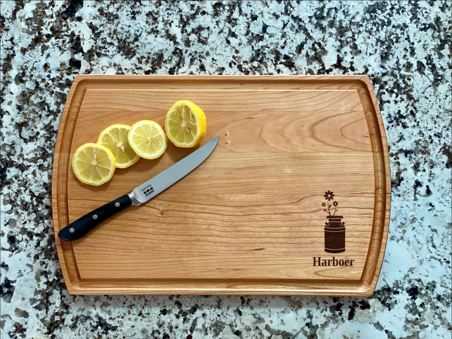 Milk Can Flowers Cutting Board | Farm Charcuterie Board | Custom Serving Tray | Personalized Garden Gift | Wedding Anniversary Gift