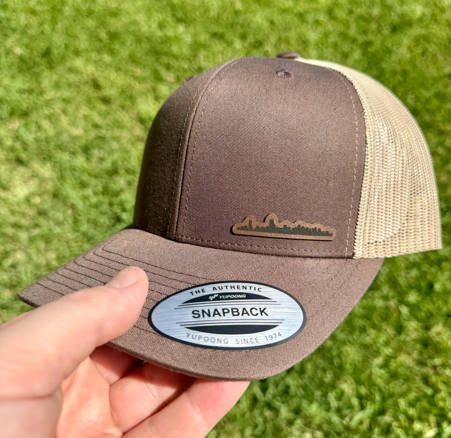 Boston Skyline Hat – Trucker or Snapback Cap with Cityscape Design – Boston Massachusetts Hat for Locals, Travelers, and City Lovers