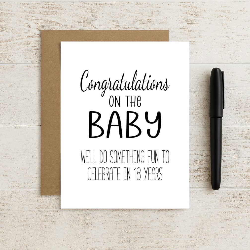 Congratulations & Baby Shower Celebration Card