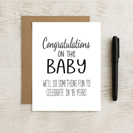 Congratulations & Baby Shower Celebration Card