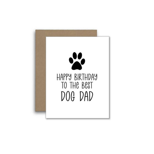 Happy Birthday to the Best Dog Dad – Cute Dog Lover Card