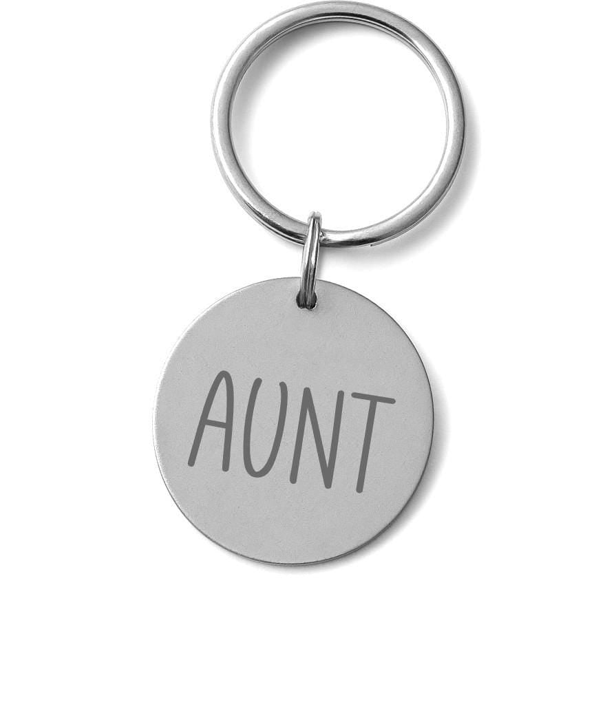 Personalized Aunt Necklace - Gift for Auntie Pregnancy Reveal Baby Announcement Gift - From Niece Or Nephew Gift - Auntie Gift