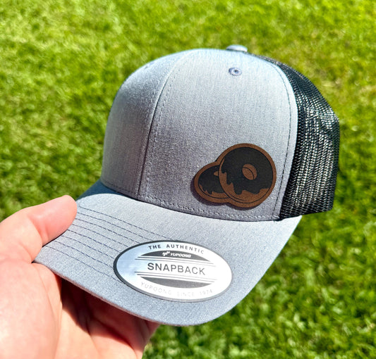 Donuts Trucker Hat – Snapback Patch Cap, Funny Foodie Hat, Engraved Donut Hat, Sweet Gift for Doughnut Lovers