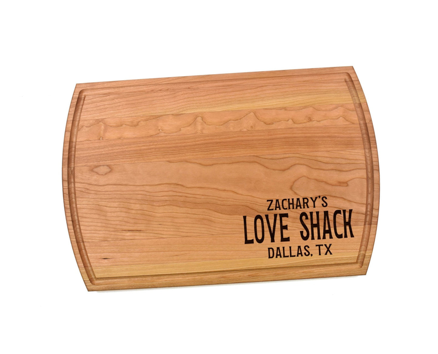 Personalized Love Shack Cutting Board | Wedding Anniversary Charcuterie Board | Custom Serving Tray | Personalized Housewarming Gift
