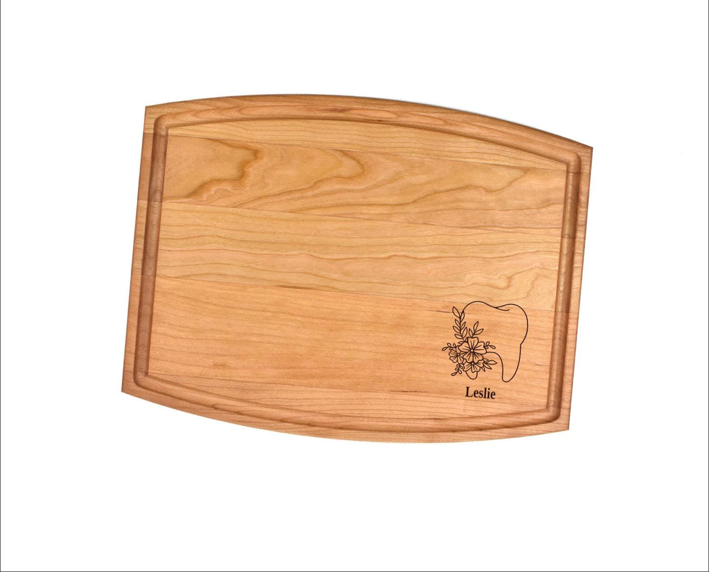 Tooth Cutting Board - Dental Hygienist or Dentist |  Orthodontist Charcuterie Board | Custom Serving Tray | Personalized Tooth Fairy Gift