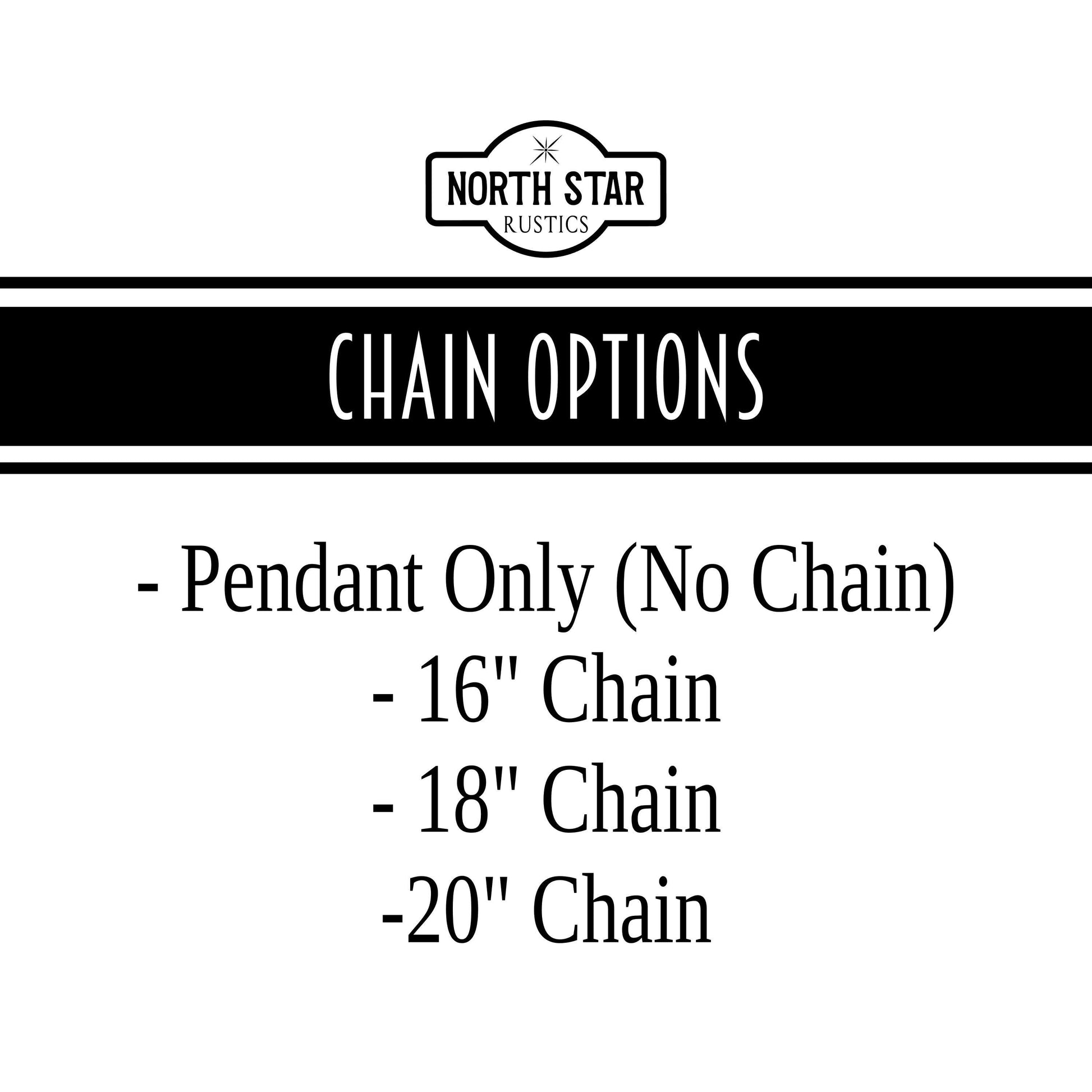 a black and white photo of chain options