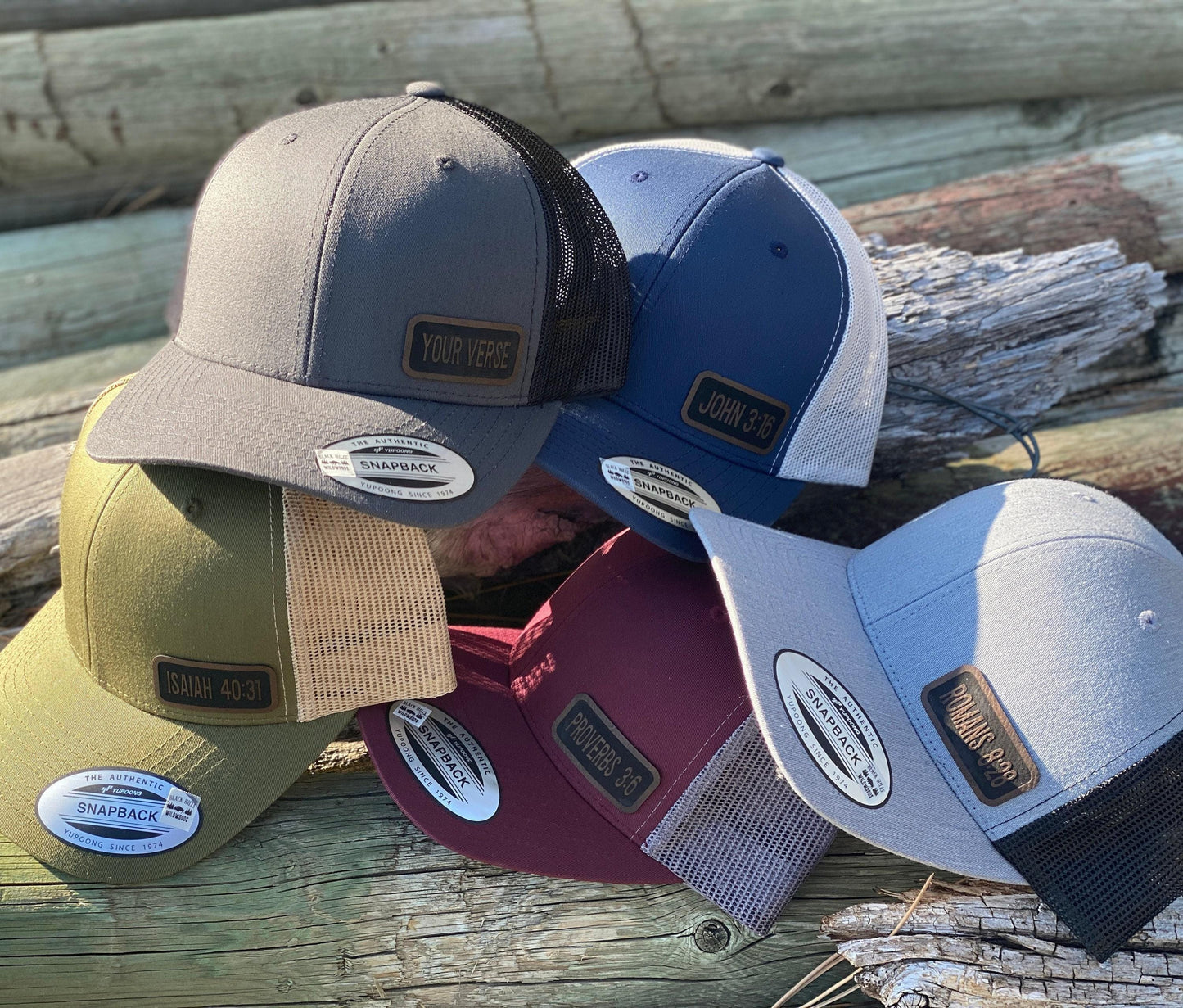 Psalm 118:6  Trucker Hat – Bible Verse Snapback Cap, Faith Over Fear Hat, Christian Gift, The Lord Is With Me Hat