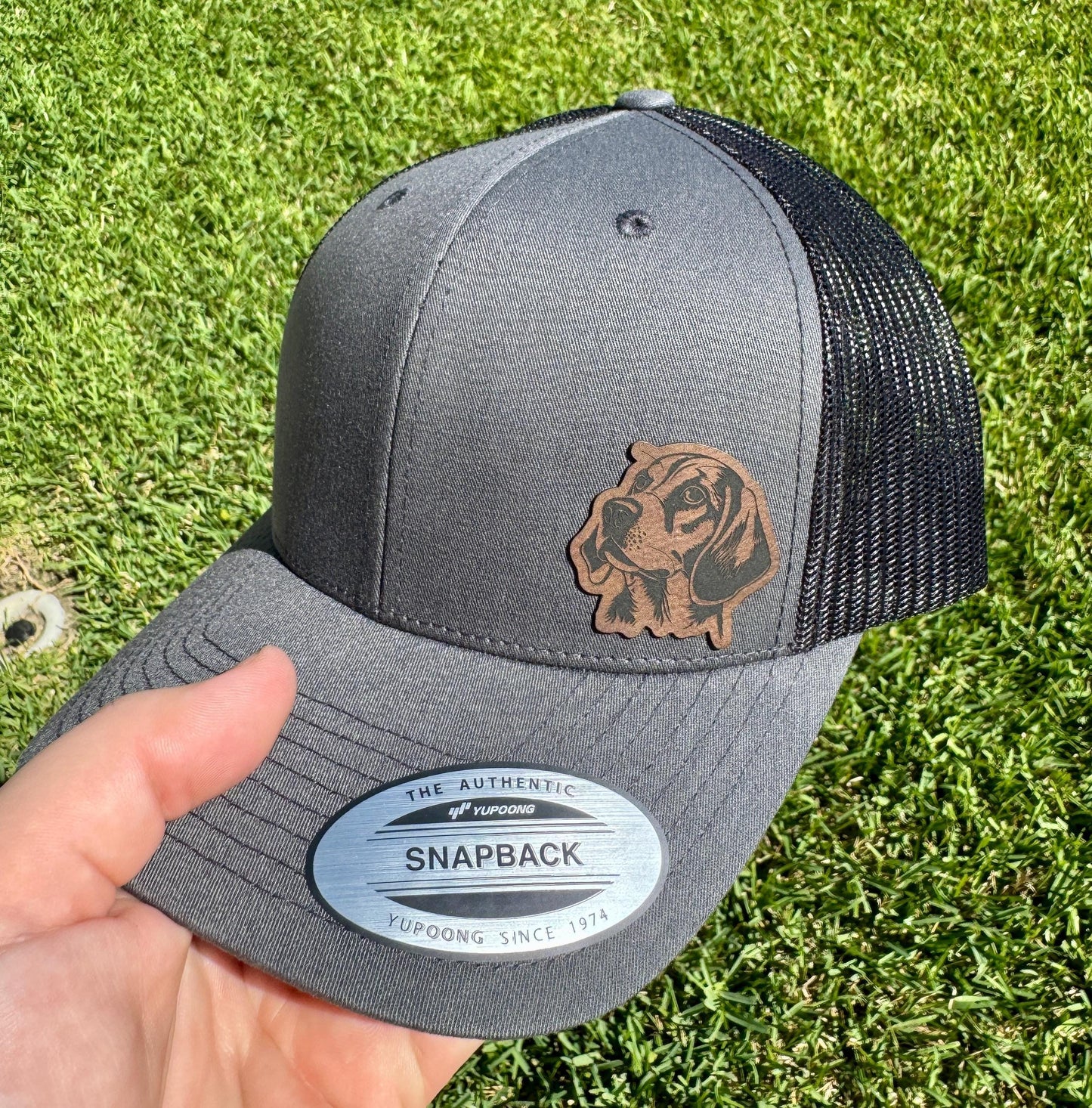 Beagle Hat – Trucker or Snapback Cap with Beagle Design – Dog Lover Gift for Beagle Owners, Pet Parents, and Hound Fans
