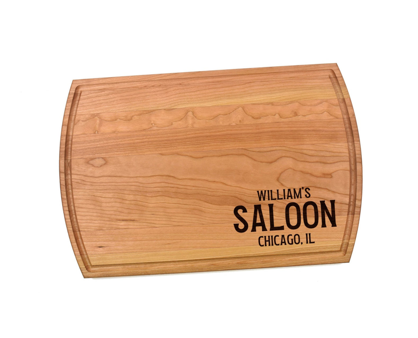 Personalized Saloon Cutting Board | Bar Tavern Pub Charcuterie Board | Custom Serving Tray | Personalized Saloon Gift | Drink Tray
