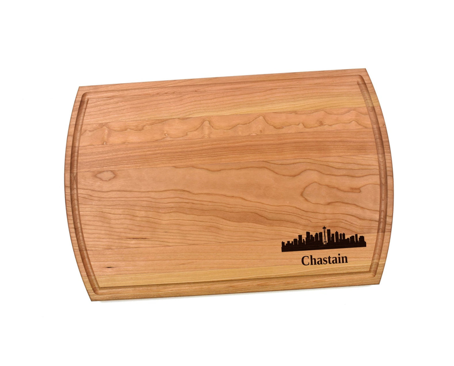 Seattle Cutting Board | Seattle Skyline Charcuterie Board | Custom Serving Tray | Personalized City Gift | Washington State Gift