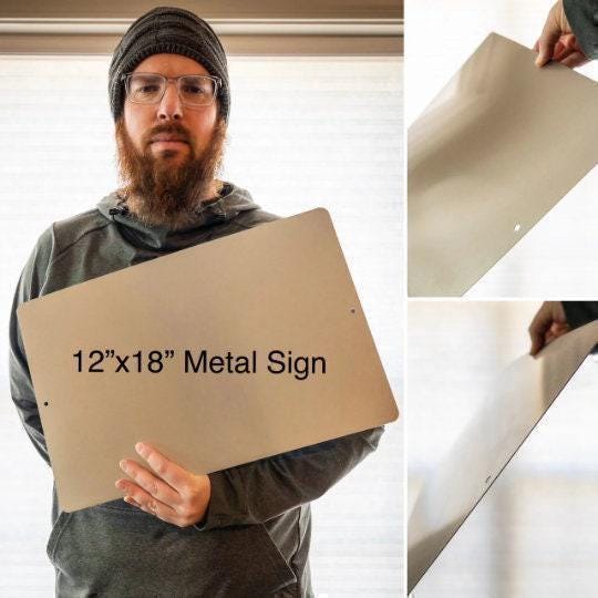 Personalized Basement Bar Sign - Custom Man Cave Metal Wall Art Indoor Or Outdoor