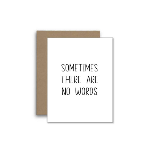 Sympathy Card – Sometimes There Are No Words 💔