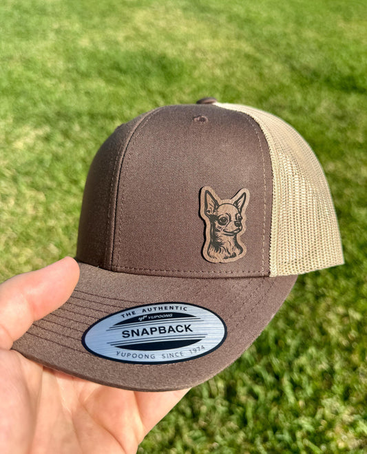 Chihuahua Dog Hat – Trucker or Snapback Cap with Chihuahua Design – Cute Gift for Dog Lovers, Pet Parents & Small Breed Fans