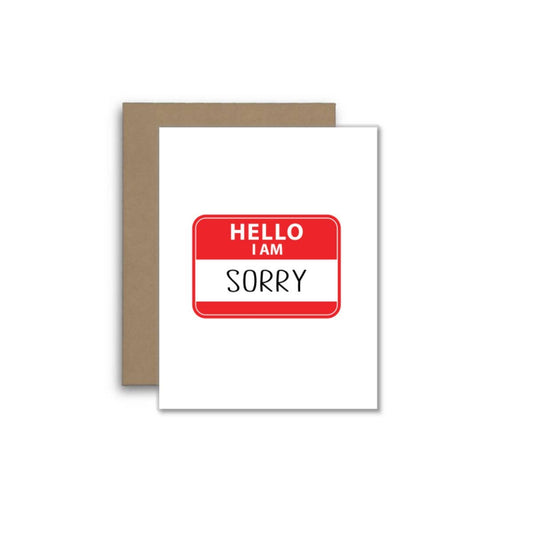 Hello, I Am Sorry – Apology Greeting Card