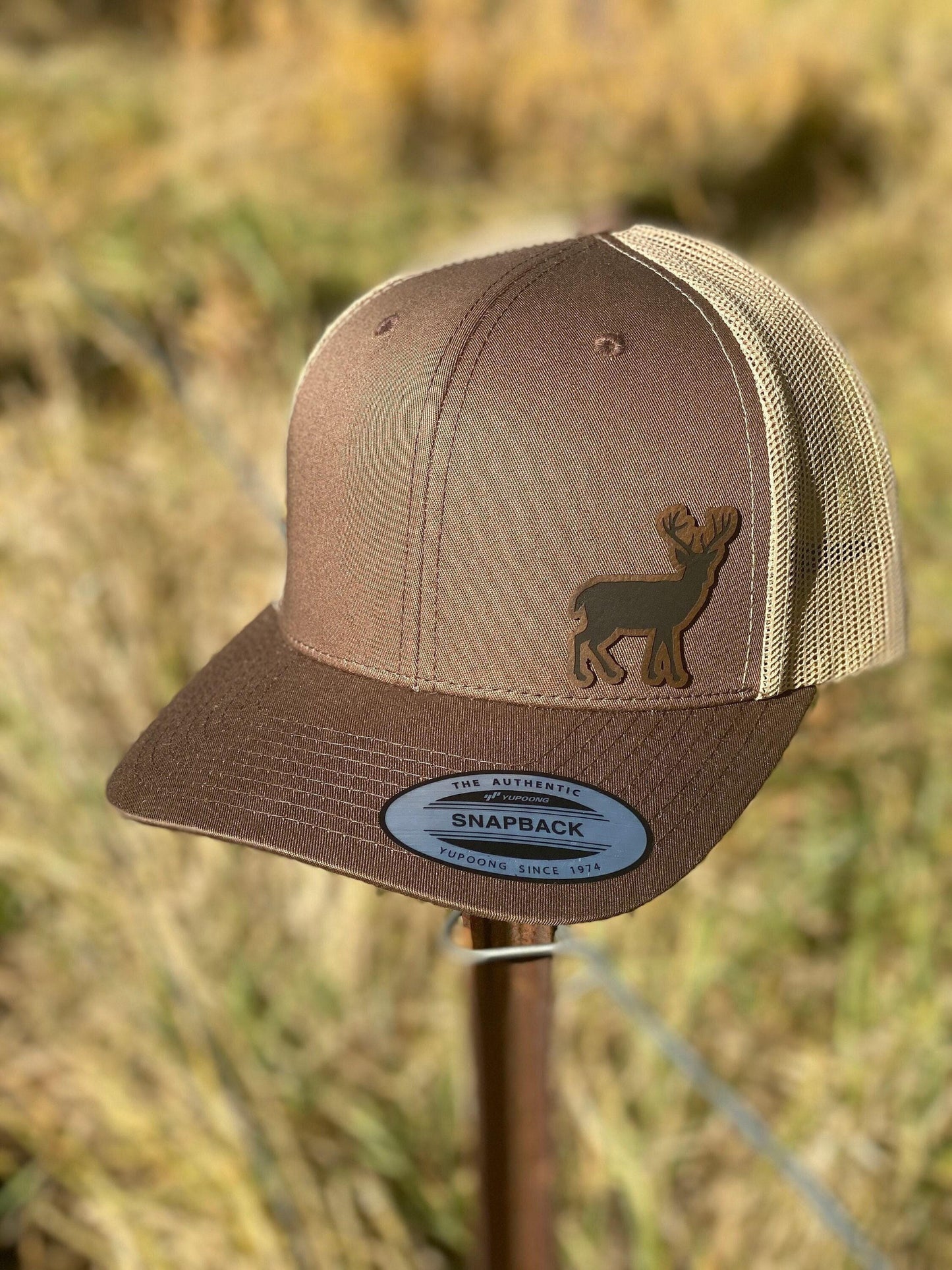 Buck Deer Hat – Trucker or Snapback Cap with Deer Antler Design – Hunting Hat for Outdoorsmen, Nature Lovers, and Rustic Style Fans