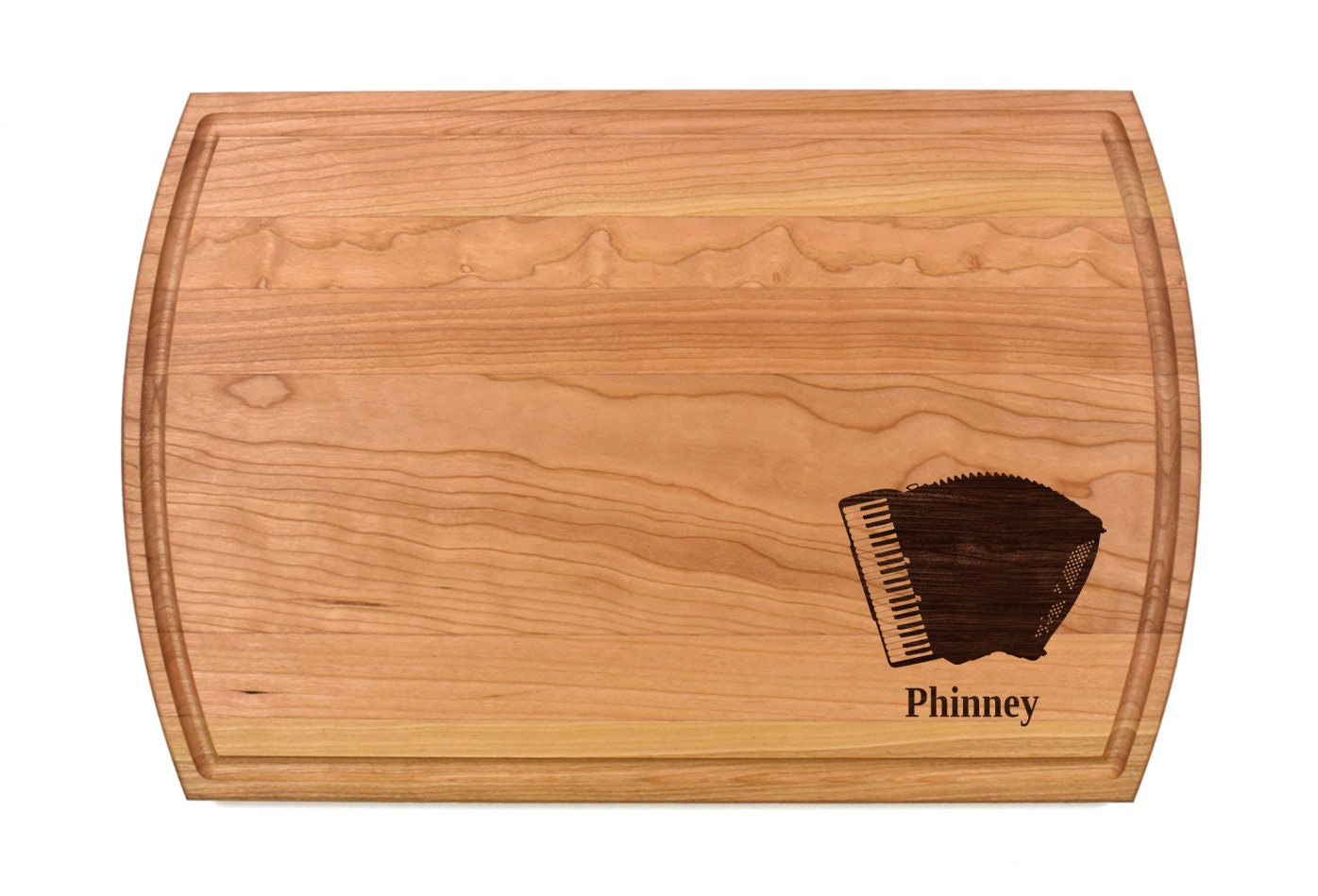 Accordion Cutting Board |  Melody Music Charcuterie Board | Custom Serving Tray | Personalized Housewarming Closing Gift | Musician Gift