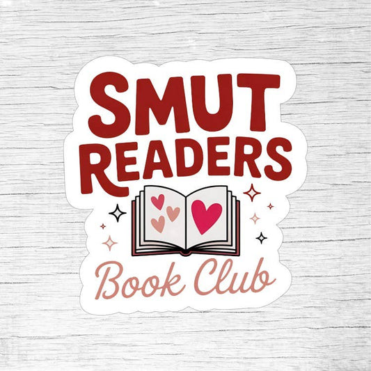 Smut Readers Book Club – Spicy Romance Novel Lover Sticker