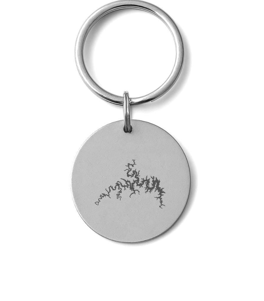 Table Rock Lake Missouri Necklace – Lake Outline Pendant in Gold or Silver – Personalized Lake Jewelry for Nature Lovers and Travelers