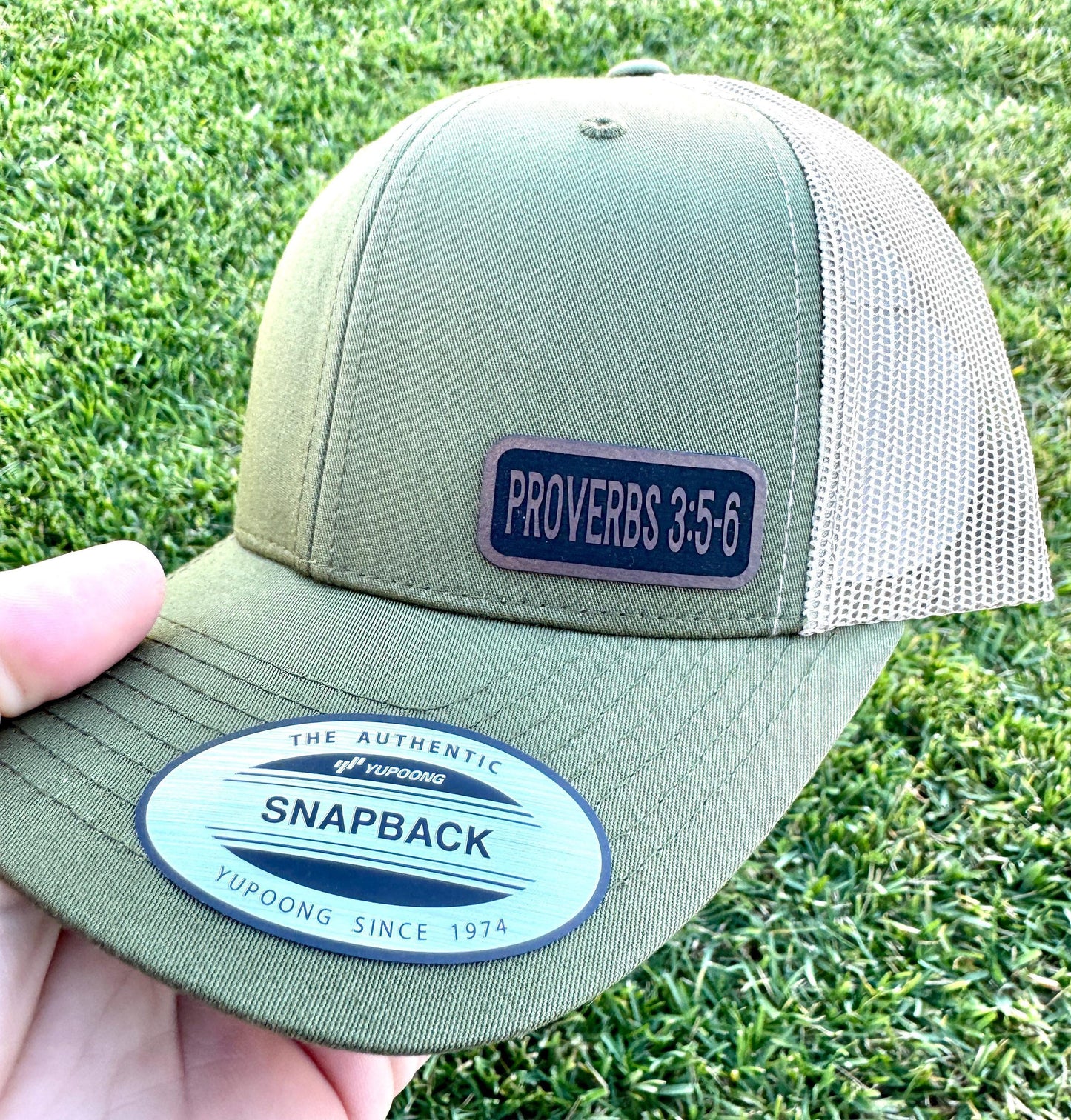 Proverbs 3:5-6 Bible Verse Hat, Christian You Choose Text, Custom Personalized Hat, Snapback Trucker Hat, Patch Hat For Men, Baseball Cap