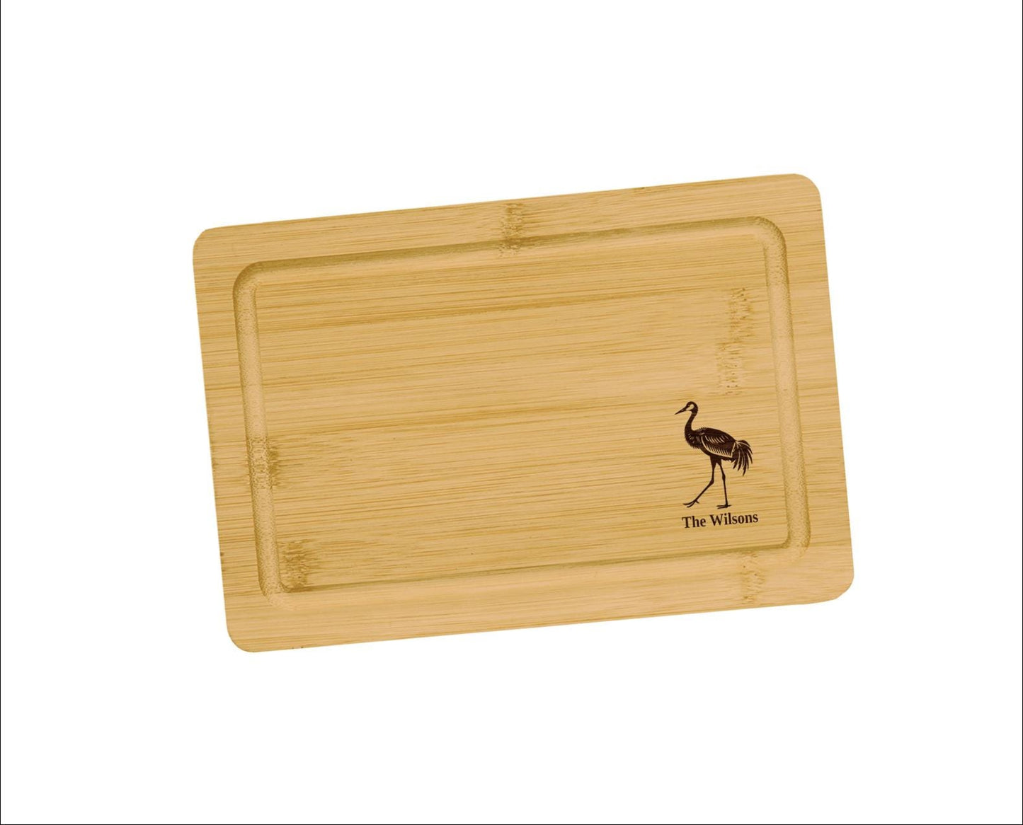 Sandhill Crane Bird Cutting Board | Charcuterie Board | Custom Serving Tray | Personalized House Closing Gift | Wedding Anniversary Gift