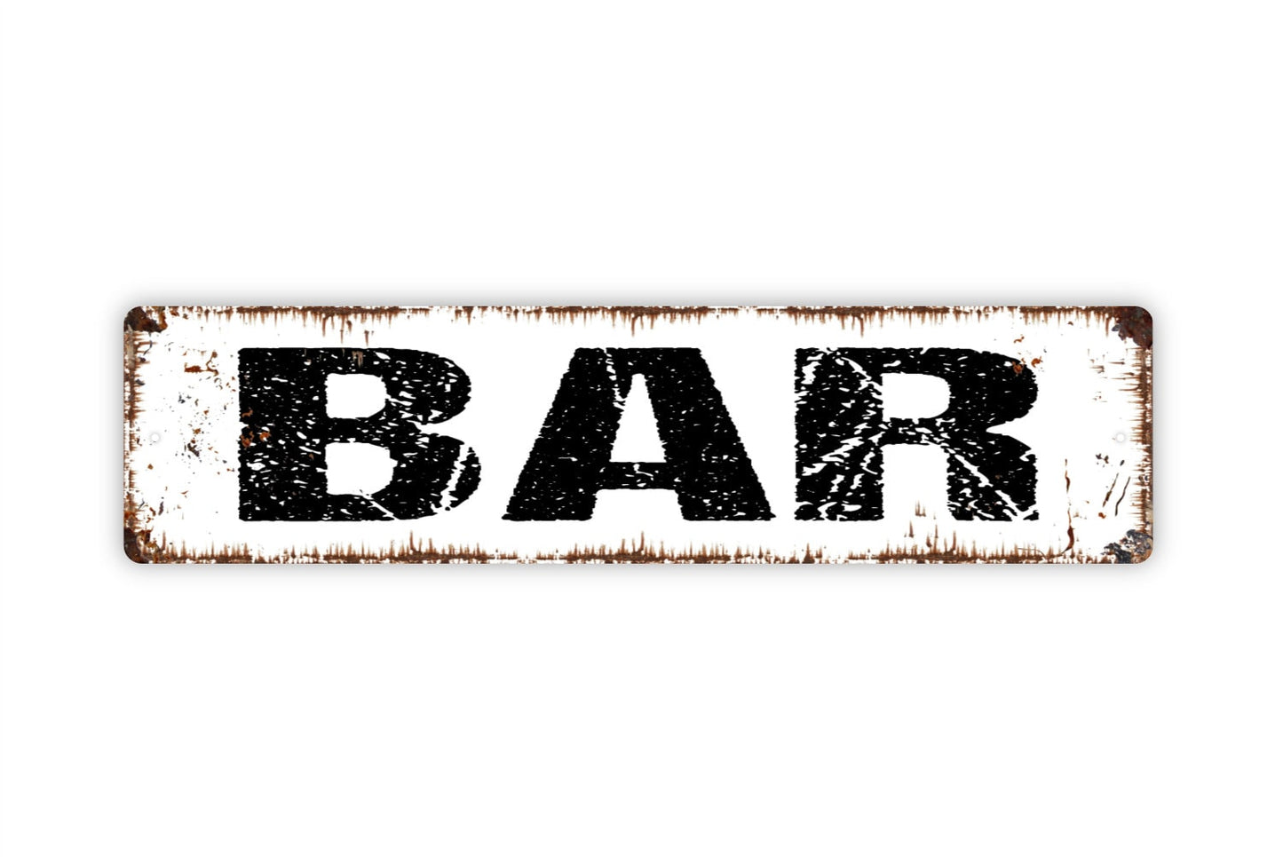 Bar Metal Sign - Tavern Pub Saloon Drink Man Cave Backyard Patio Rustic Street Metal Sign or Door Name Plate Plaque