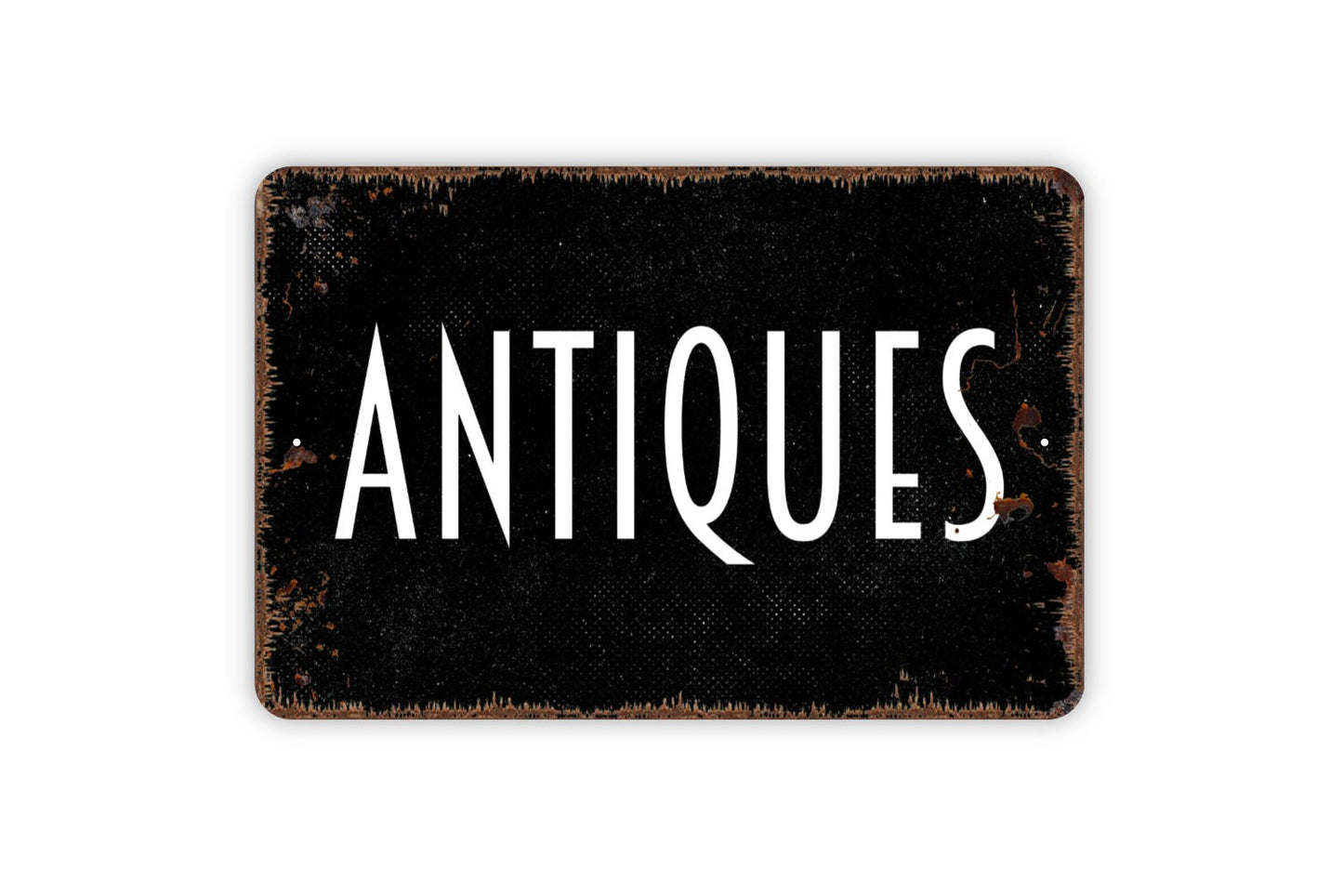 Antiques Sign  - Metal Indoor or Outdoor Wall Art