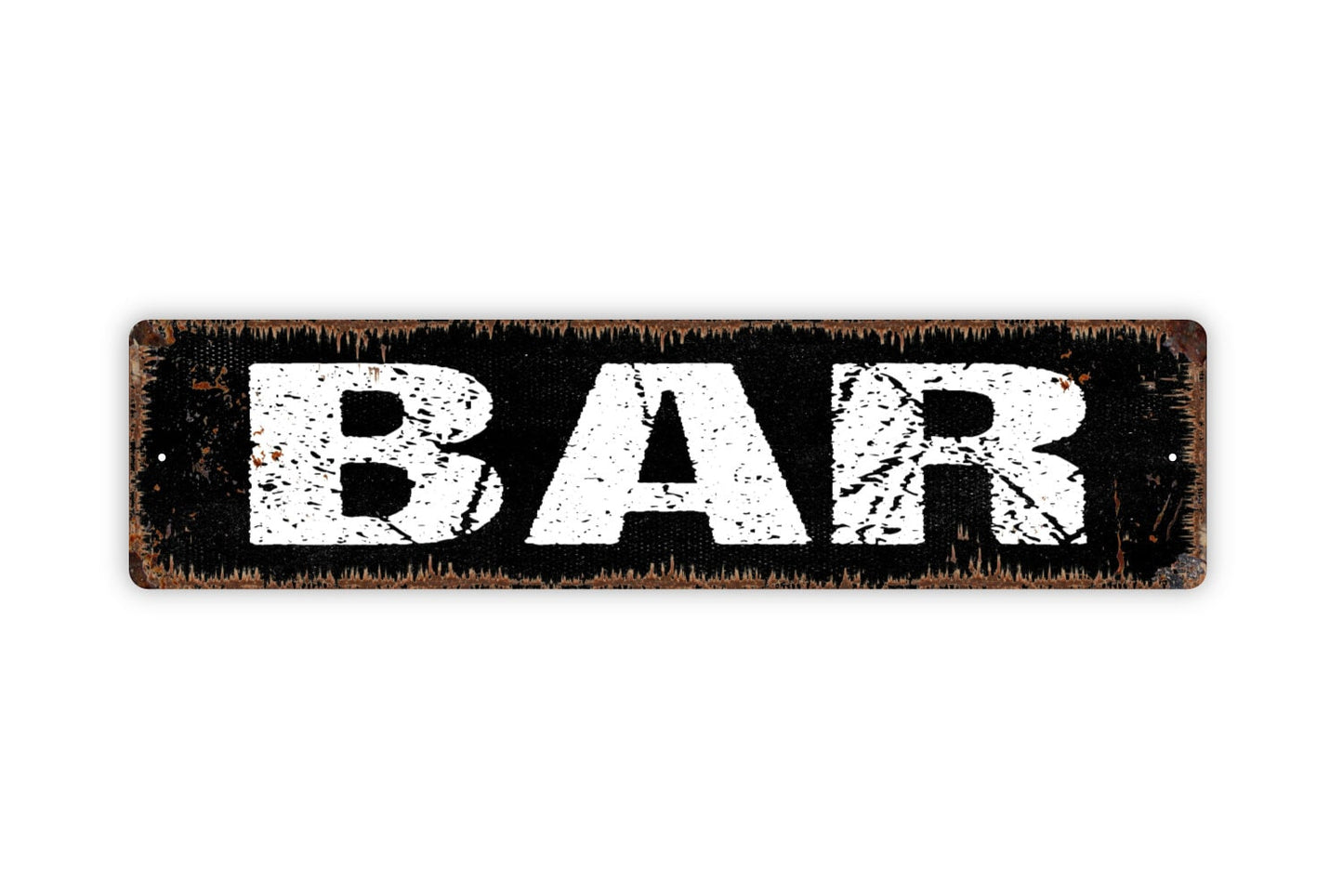 Bar Metal Sign - Tavern Pub Saloon Drink Man Cave Backyard Patio Rustic Street Metal Sign or Door Name Plate Plaque