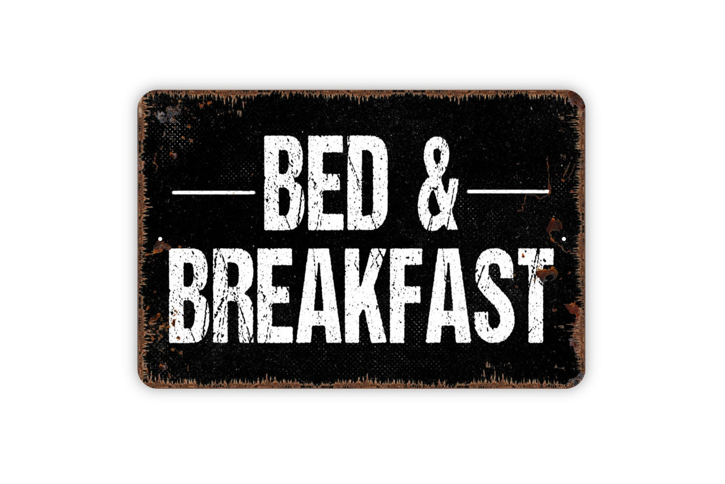 Bed and Breakfast Sign - Metal Wall Art - Indoor or Outdoor